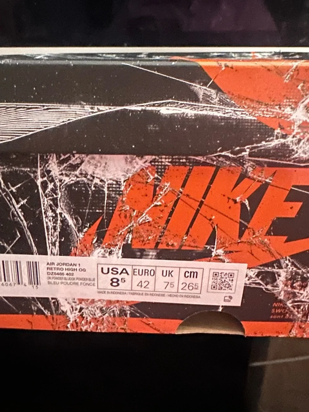 Air Jordan 1 Retro High OG Shattered Backboard – Men’s Size 8